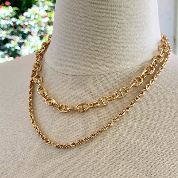 House of Harlow 1960 Jewelry - NIB House of Harlow Layered Chain Necklace